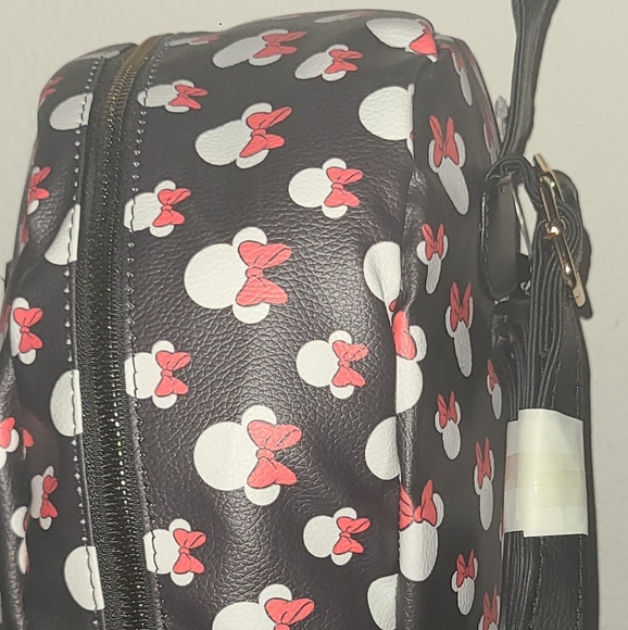 DISNEY MINNIE MOUSE LOGO LARGE BACKPACK BAG GREAT FOR TRAVEL SCHOOL AND MORE - Picture 6 of 13